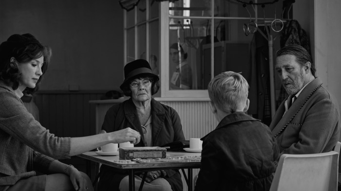 Caitriona Balfe and Judi Dench in Belfast