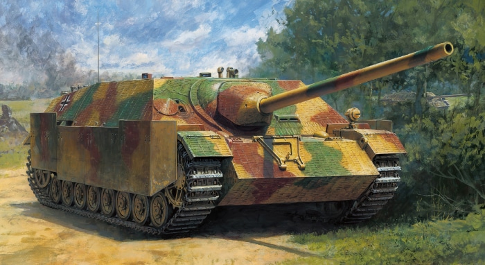 Jagdpanzer IV German Tank Destroyer in camouflage