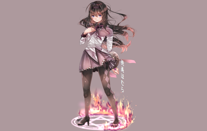 Homura Akemi from Puella Magi Madoka Magica 4K