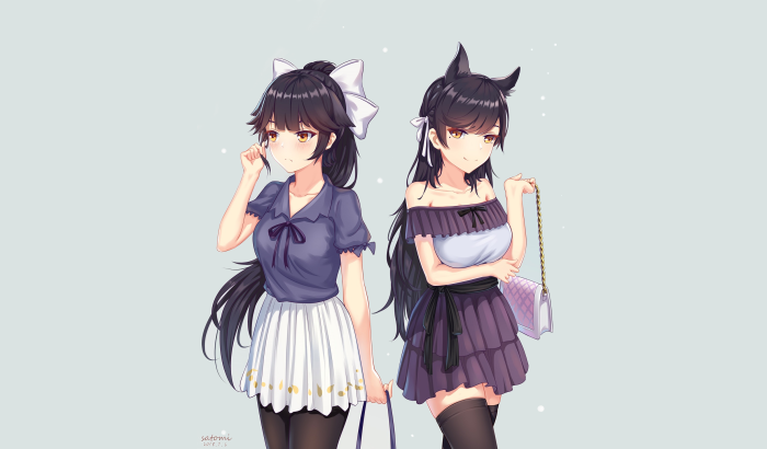 Azur Lane Atago and Takao