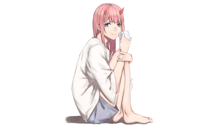 Zero Two from Darling in the FranXX 4K