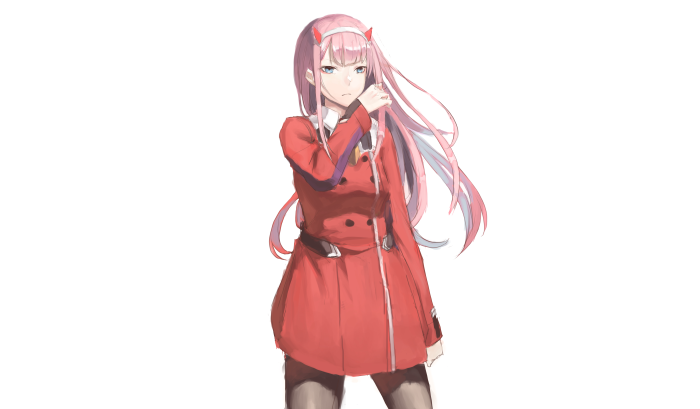 Zero Two from Darling in the FranXX 4K