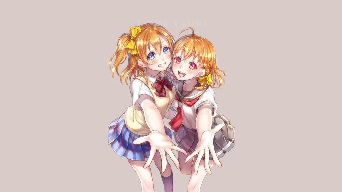 Chika Takami and Honoka Kousaka from Love Live!