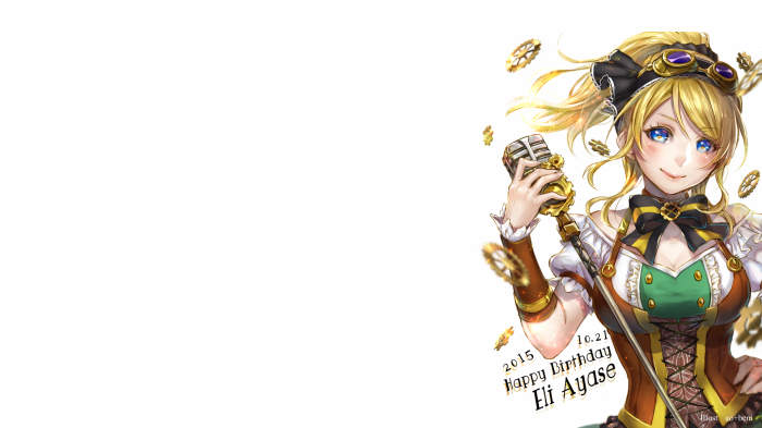Eli Ayase from Love Live! Steampunk Microphone