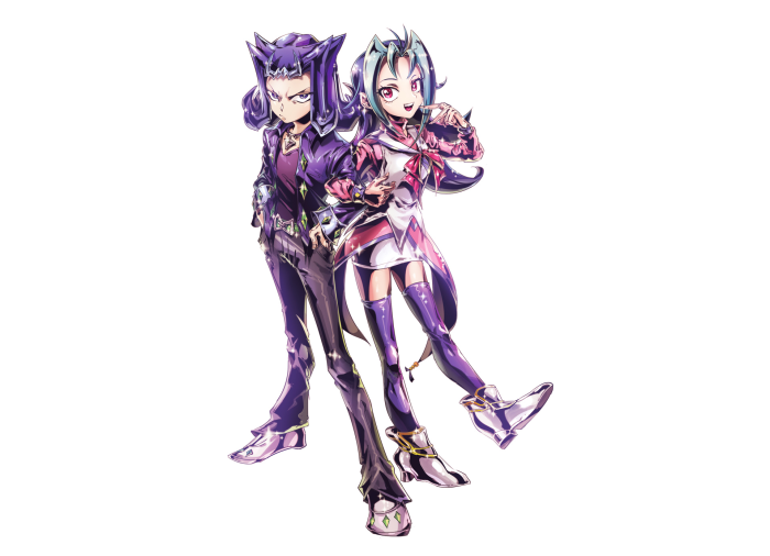 Yuma Tsukumo and Astral from Yu-Gi-Oh! Zexal