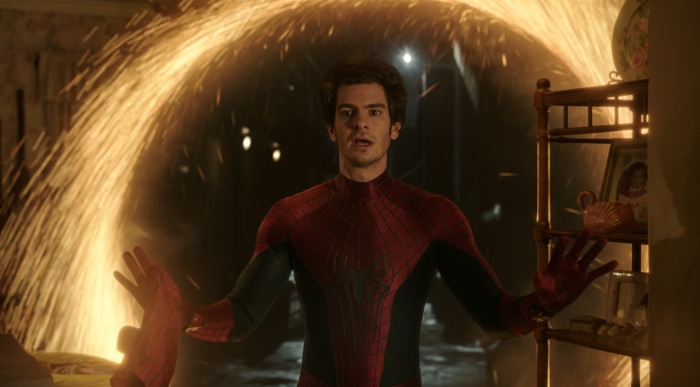 Andrew Garfield as Spider-Man in Spider-Man: No Way Home 4K