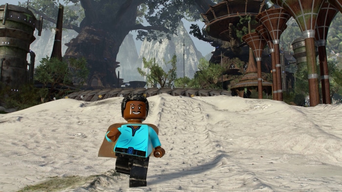 Lando Calrissian from Lego Star Wars: The Skywalker Saga 4K