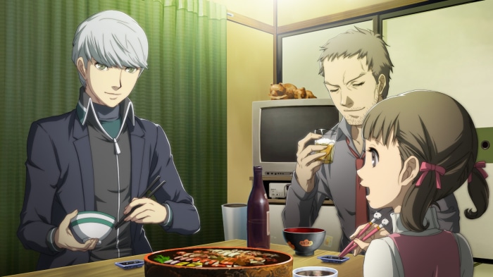 Persona 4 Arena Ultimax Yu Narukami, Dojima, Nanako