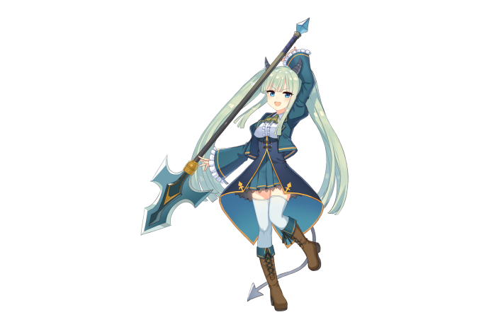 Girl with a spear