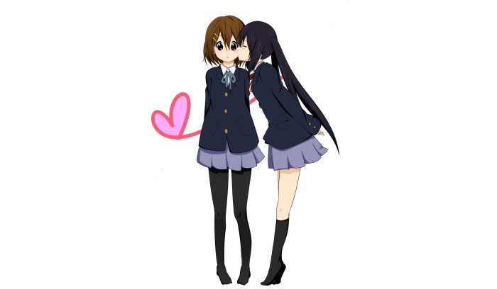 Yui Hirasawa and Azusa Nakano from K-ON!