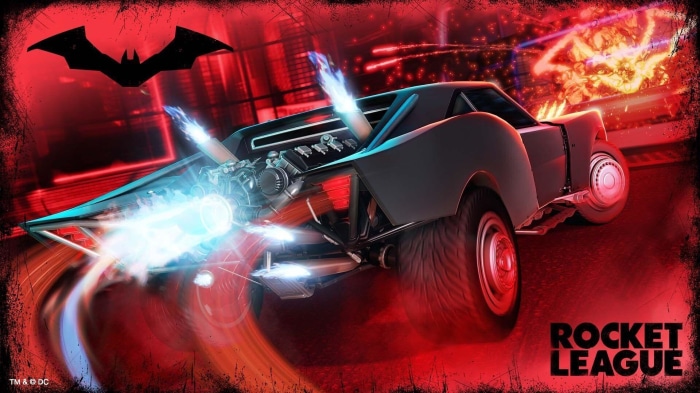 The Batman from Rocket League