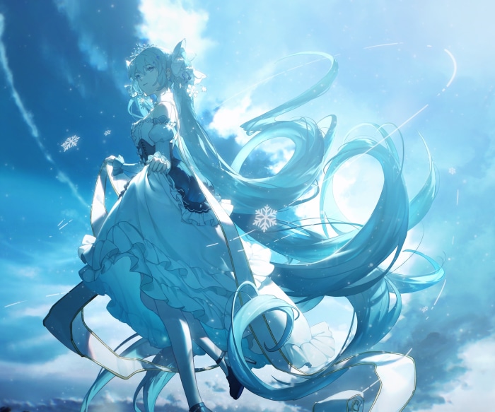 Hatsune Miku from Vocaloid in 4K