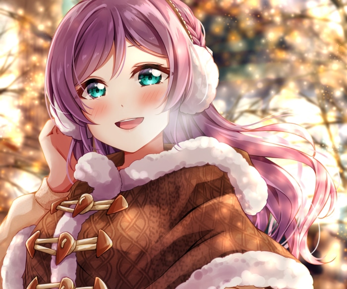 Nozomi Tojo from Love Live! in winter attire