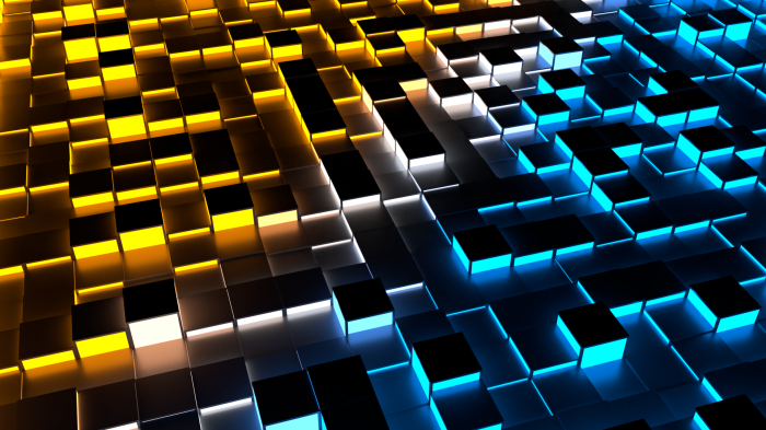Abstract 3D Cubes Pattern
