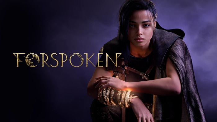 Forspoken game logo with Frey Holland