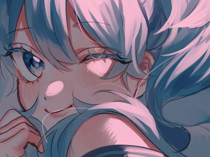 Hatsune Miku from Vocaloid