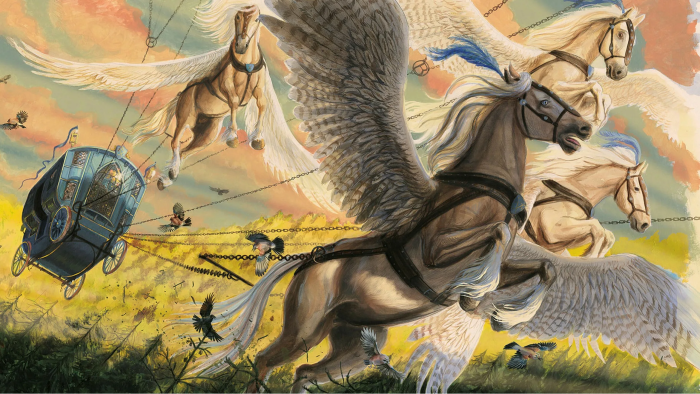 The Arrival of Beauxbatons by Jim Kay