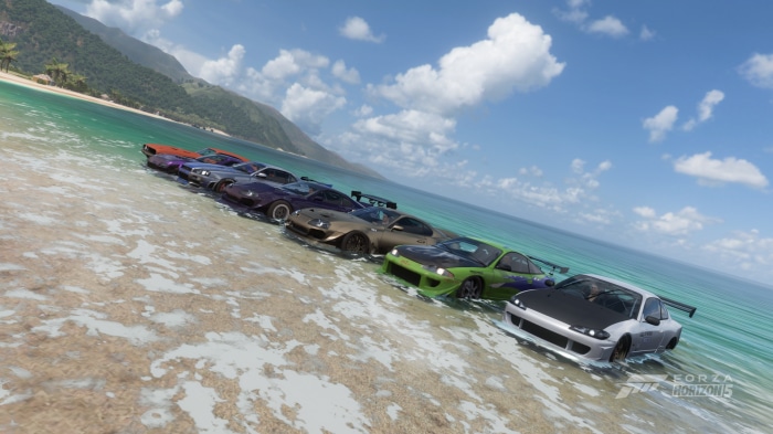 Forza Horizon 5 Cars on a Beach