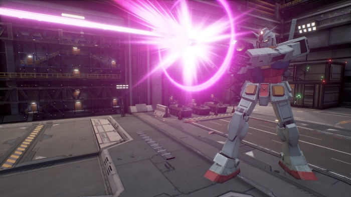 RX-78-2 Gundam from Gundam Evolution firing beam