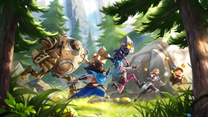 League of Legends: Wild Rift characters in a forest