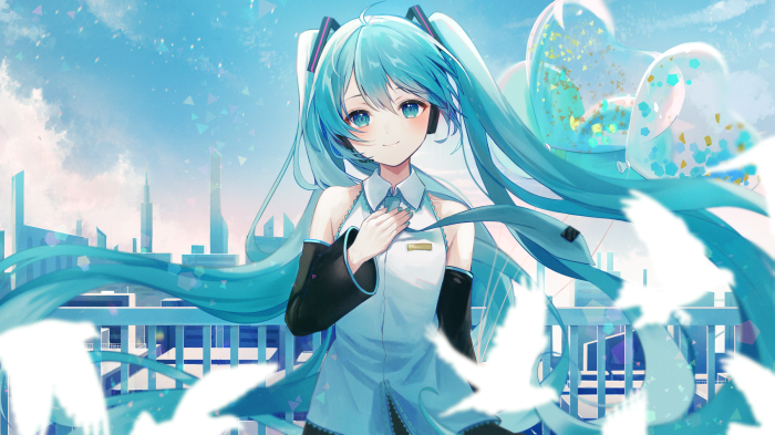 Hatsune Miku from Vocaloid