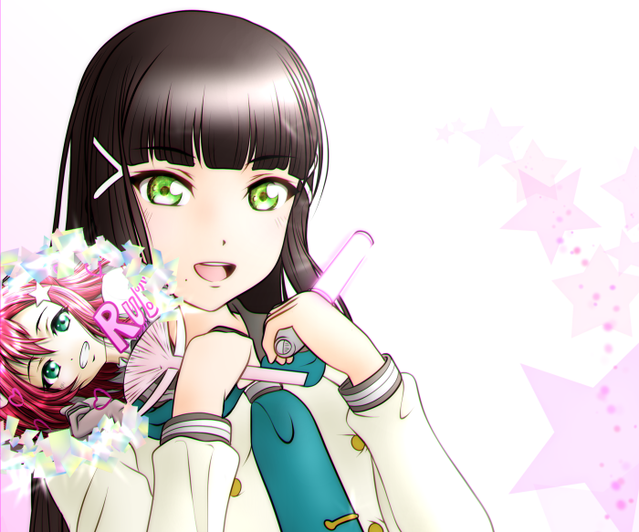 Dia Kurosawa and Ruby Kurosawa from Love Live! Sunshine!!