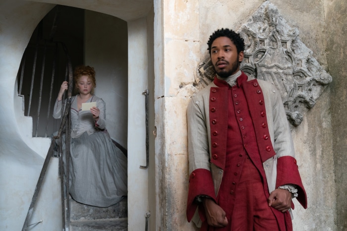 Haley Bennett and Kelvin Harrison Jr. in Cyrano 4K