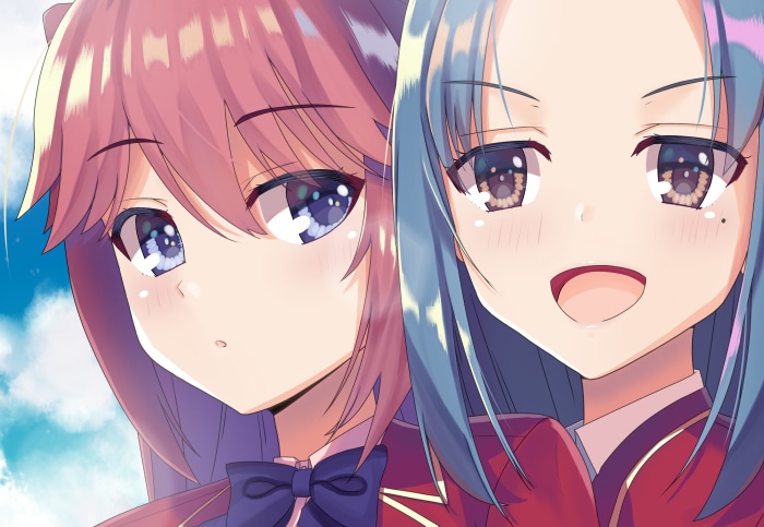 Haruka Hasebe and Airi Sakura from Classroom of the Elite