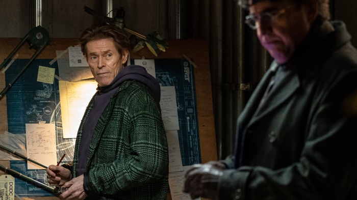 Willem Dafoe and Alfred Molina in Spider-Man: No Way Home