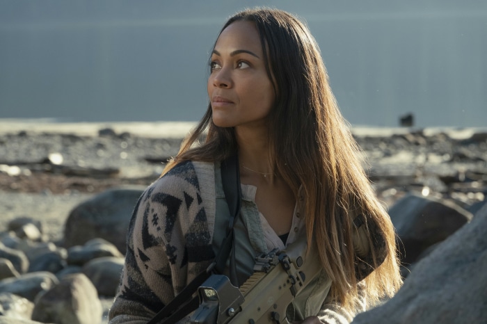 Zoe Saldana from The Adam Project