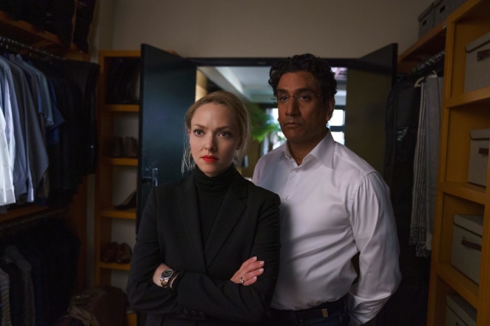Amanda Seyfried and Naveen Andrews from The Dropout 4K