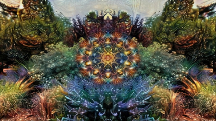 Psychedelic Mandala Entrance to Paradise