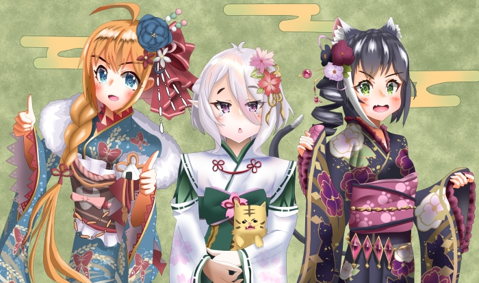 Princess Connect! Re:Dive 4K Karyl, Pecorine, Kokoro