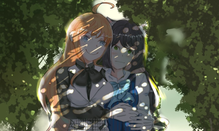 Pecorine and Karyl from Princess Connect! Re:Dive