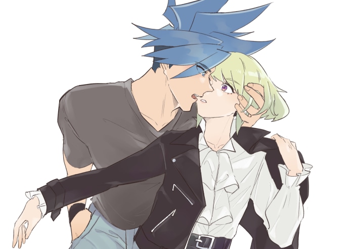 Galo Thymos and Lio Fotia from Promare