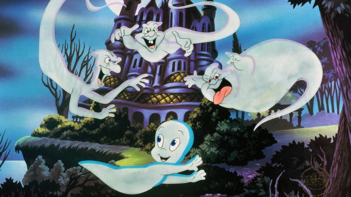 Casper and his uncles Stretch, Stinky, and Fatso