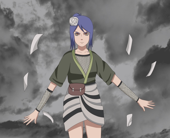 Konan from Naruto 4K