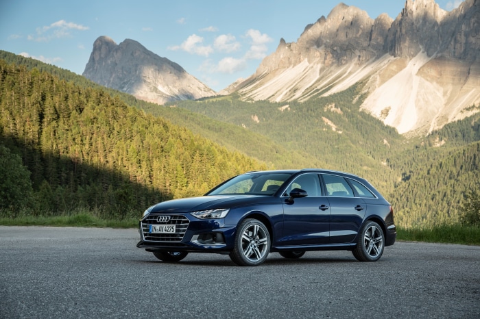 Audi A4 Avant in the Dolomites
