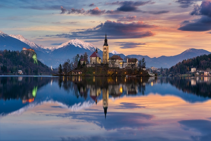 Assumption of Mary Church, Lake Bled, Slovenia