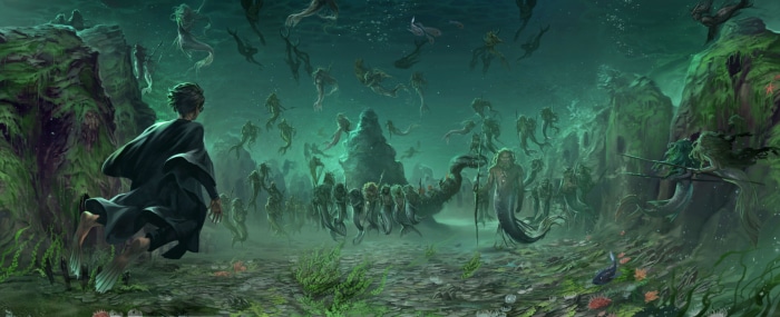 Harry Potter in the Black Lake