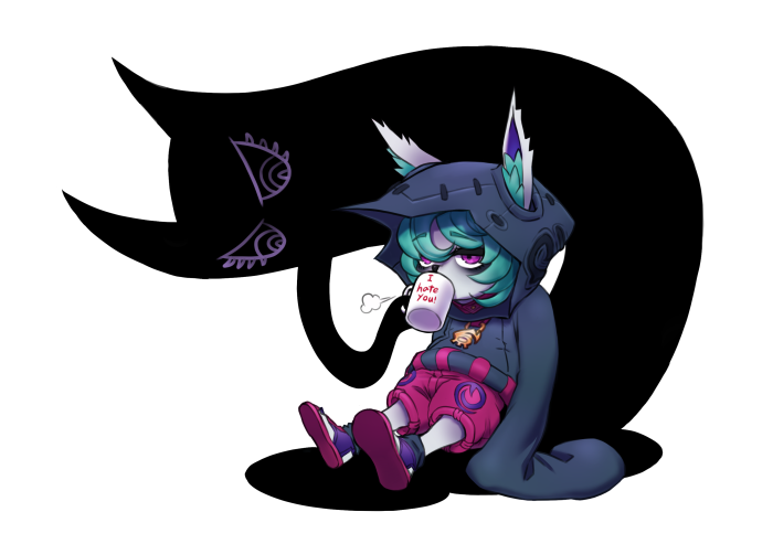 Vex from League of Legends with shadow