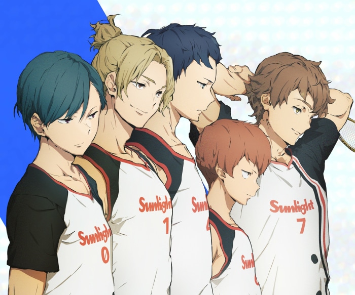Rymans Club characters Mikoto Shiratori, Kouki Takeda, Tatsuru Miyazumi, Toya Saeki, Souta Saeki