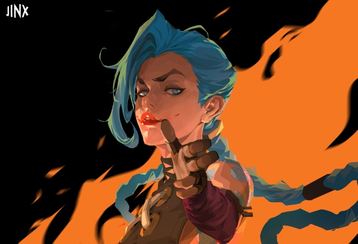 Jinx from Arcane League of Legends