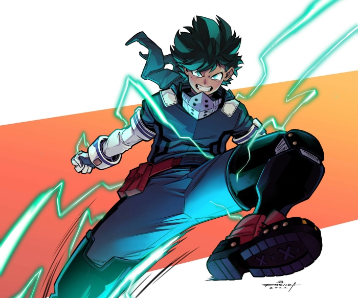 Izuku Midoriya from My Hero Academia