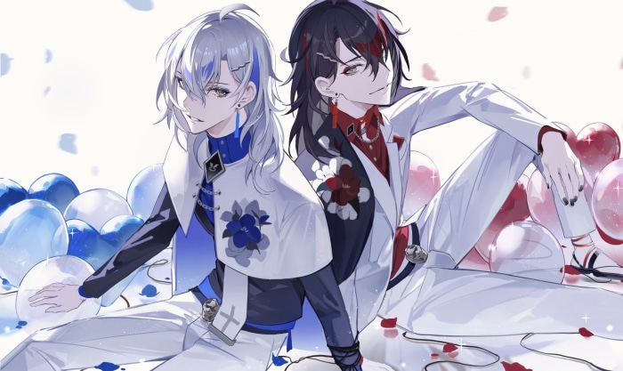 Vox Akuma and Shu Yamino from Nijisanji