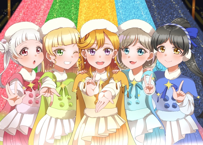 Liella! Keke Tang, Chisato Arashi, Ren Hazuki, Kanon Shibuya, Sumire Heanna