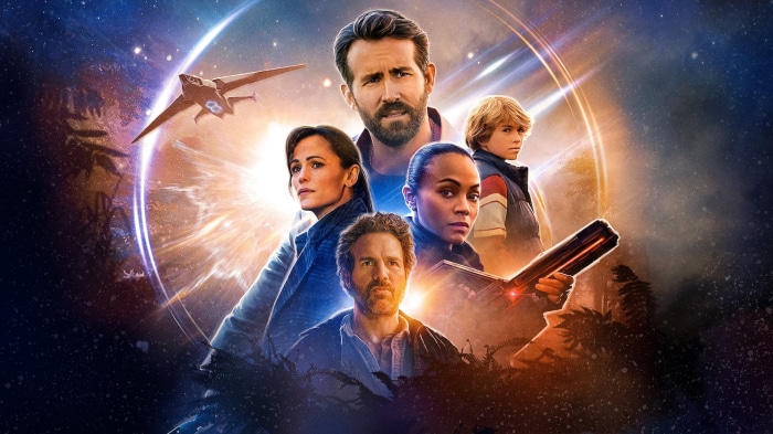 The Adam Project starring Ryan Reynolds and Zoe Saldana