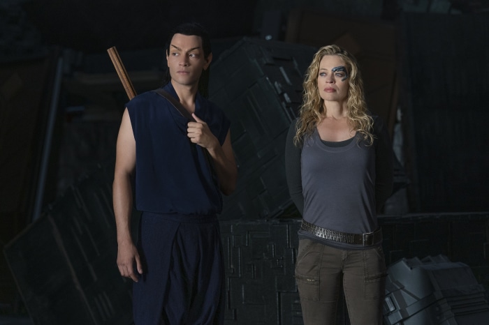 Seven of Nine and Elnor from Star Trek: Picard