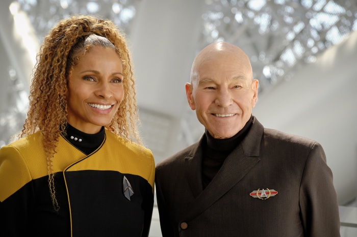 Rafaella and Jean-Luc Picard from Star Trek: Picard 4K