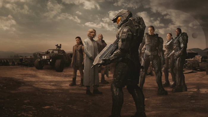 Master Chief and Spartans from Halo